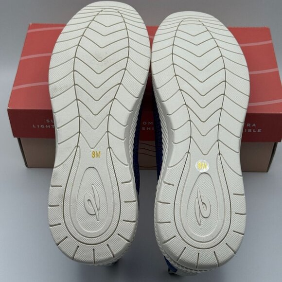 Easy Spirit Glitz Blue Knit Slip-On Comfort Shoes 8 M Lightweight Ultra Flexible - Picture 5 of 10
